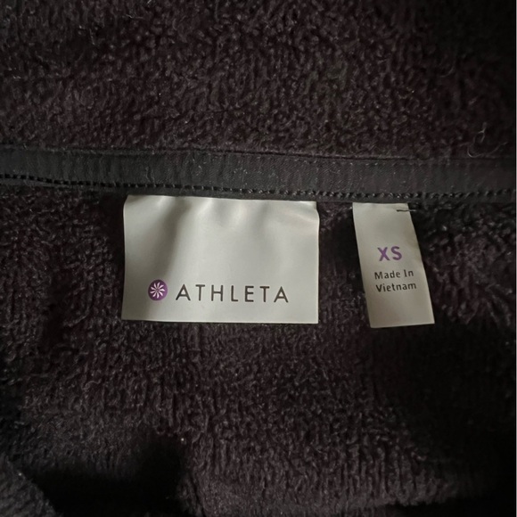 Athleta Cozy Karma Asym Pullover Black Sweater, Size XS - Picture 9 of 11